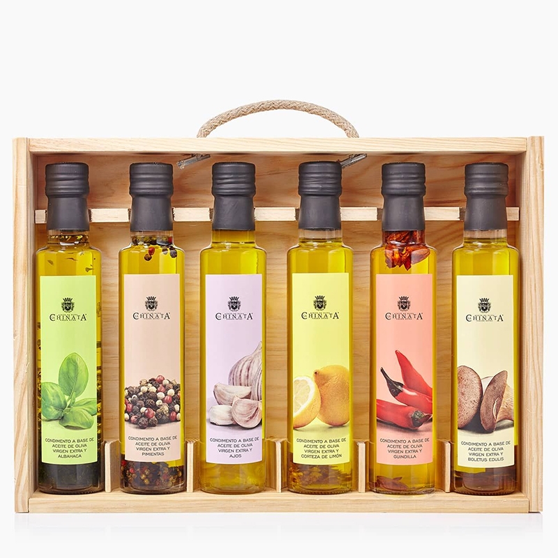 6 Flavoured Extra Virgin Olive Oil Case La Chinata | La Chinata Store