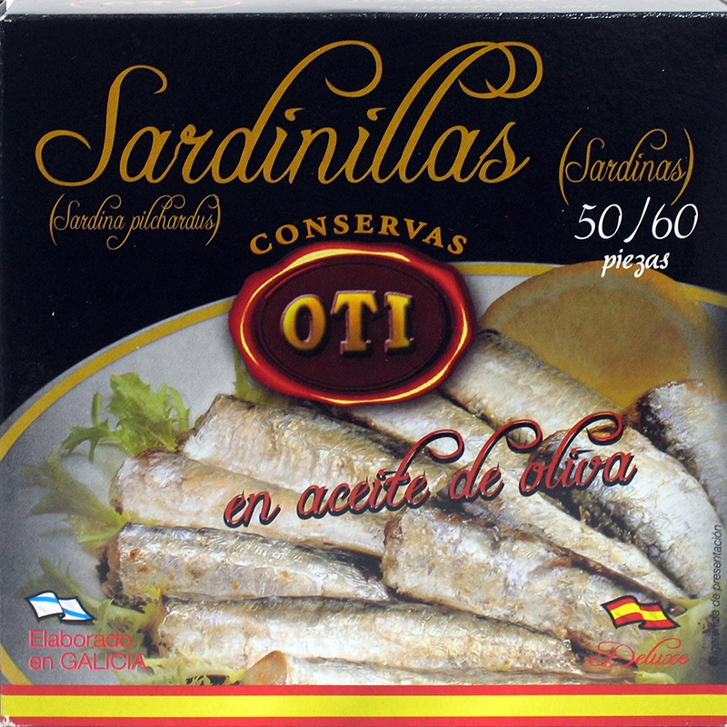 Sardinillas en Aceite de Oliva 515g Oti | Conservas Oti