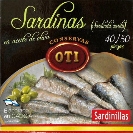 Sardinas en Aceite de Oliva 260g Oti | Comprar Sardinillas Online