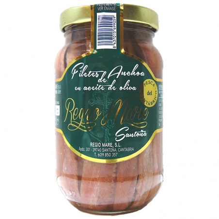 Anchovy Fillets from Cantabrico with Olive Oil 220g RegioMare