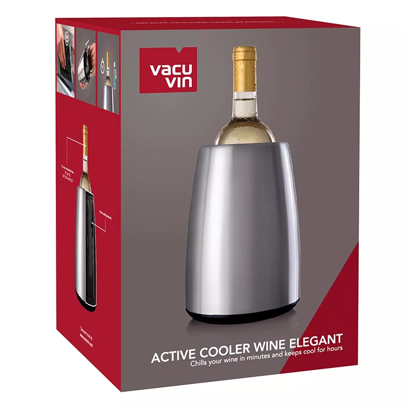 Active Cooler Wine Elegant Stainless Steel Vacu Vin | Vacu Vin Store