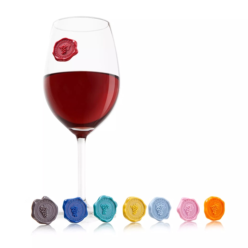 Identificador de Copas Glass Markers Vacu Vin | Vacu Vin Online