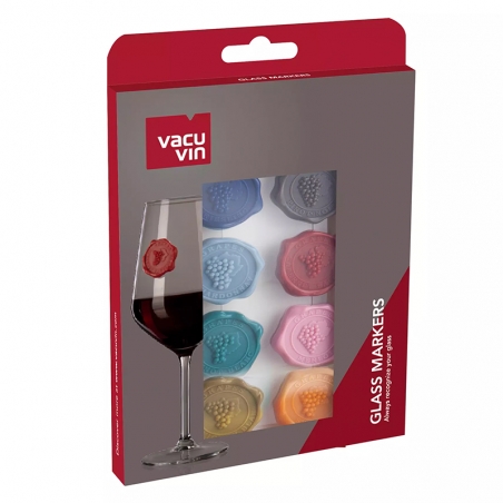 Identificador de Copas Glass Markers Vacu Vin | Tienda Vacu Vin
