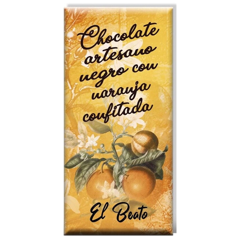 Chocolate Negro con Naranja Confitada El Beato | Dulces El Beato