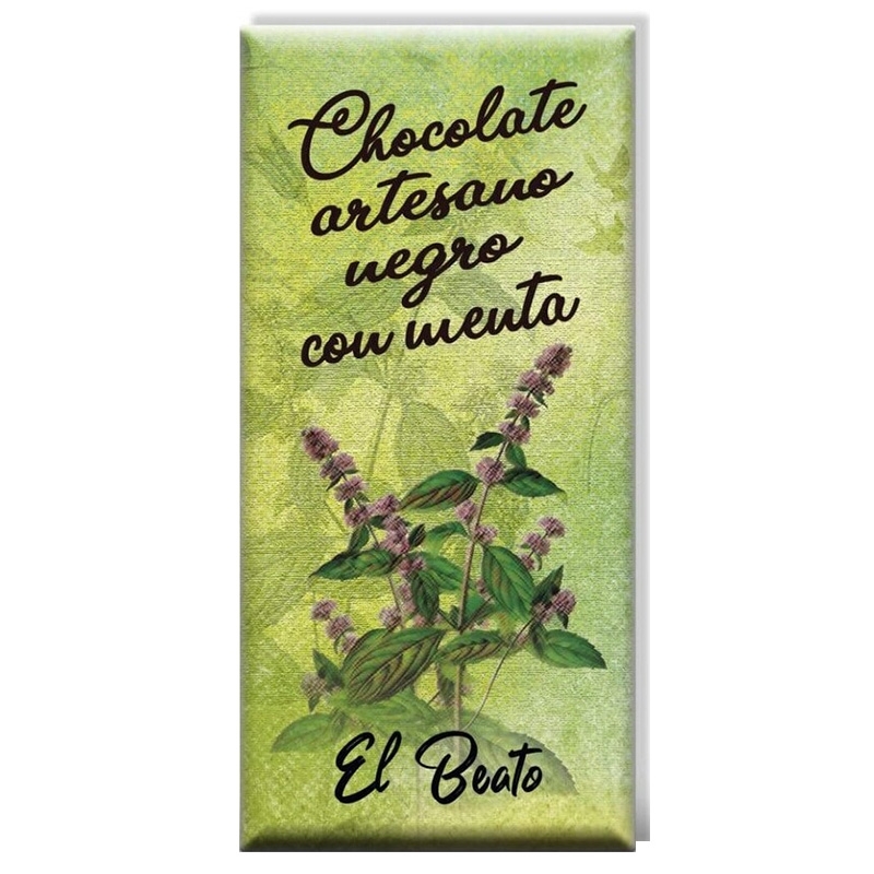 Chocolate Negro con Menta El Beato | Dulces Típicos El Beato