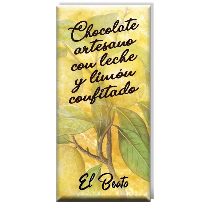 Chocolate con Leche y Limón Confitado El Beato | Dulces El Beato