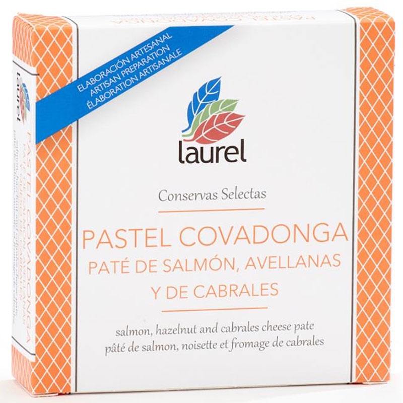 Salmon, hazelnut and cabrales cheese pate Laurel | Preserves Online Conservas Laurel