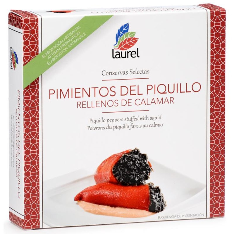 Piquillo Peppers stuffed with squid Laurel | Preserves Online Conservas Laurel