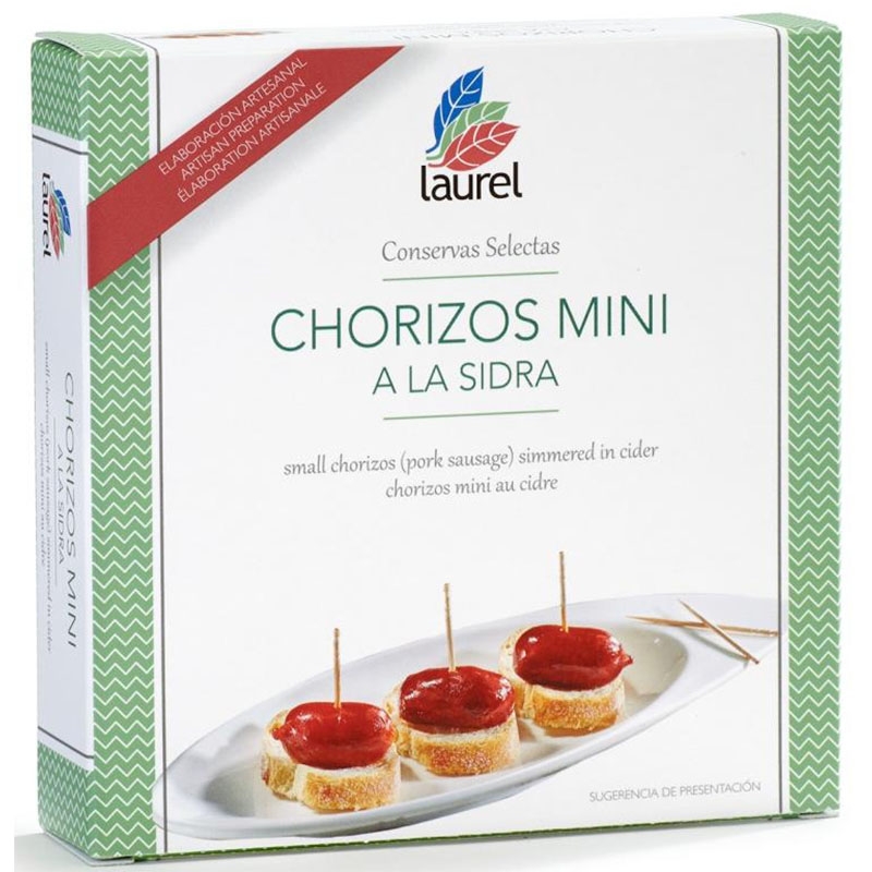 Chorizos Mini a la Sidra Laurel | Tienda Online Conservas Laurel