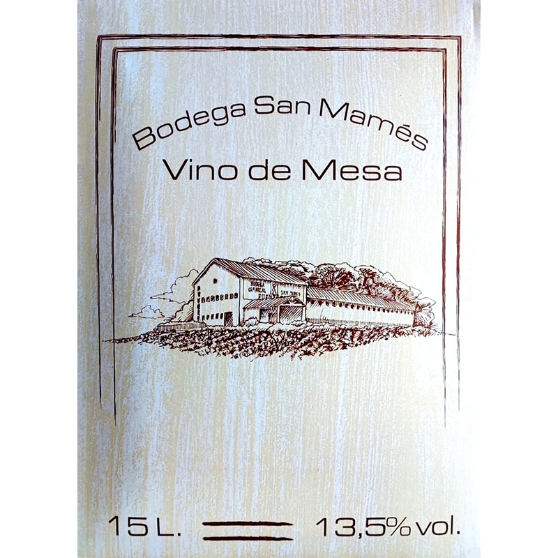 Bag in Box San Mames Rosé Wine 15L - Bodega San Mames - Doble R
