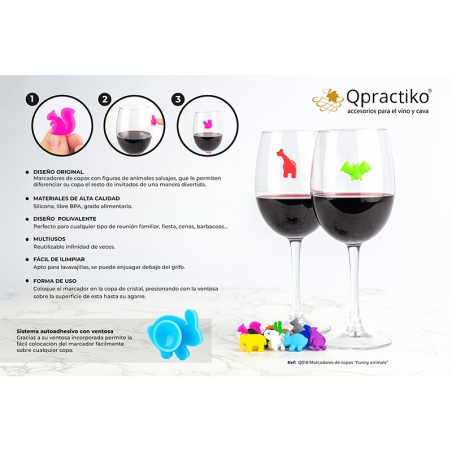 QPractiko Glass Markers Funny Animals | Qpractiko Store