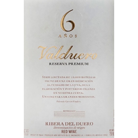Valduero 6 Años Reserva Premium