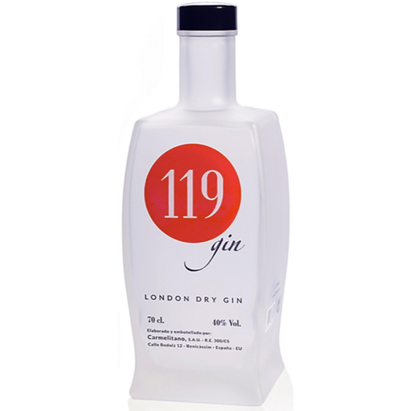 119 Gin Ginebra Premium - Carmelitano Bodegas y Destilerías